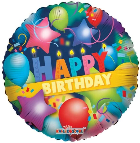 Folienballon HBD - Happy Birthday