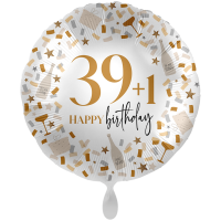 Folienballon Hello to Another Birthday 39+1 - GER