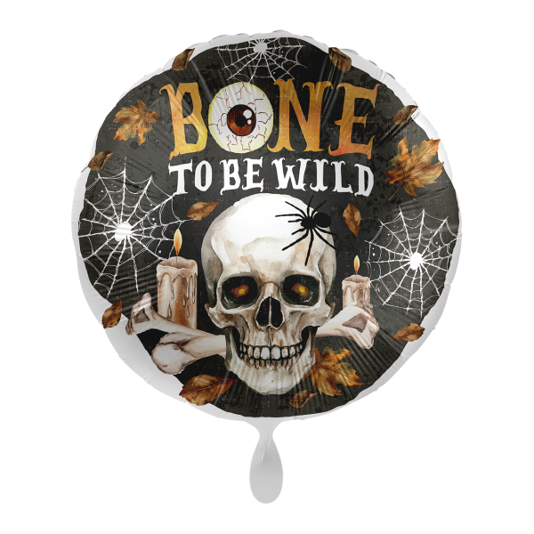 Folienballon Halloween - Bone to be Wild Skull