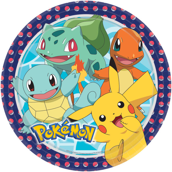 Pappteller Pokemon