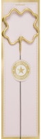 Wunderkerze Kleeblatt gold