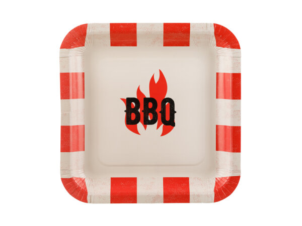 Pappteller BBQ