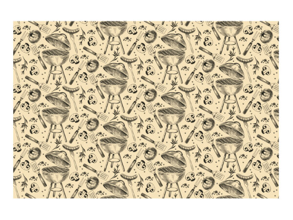 Papiertischdecke Grill