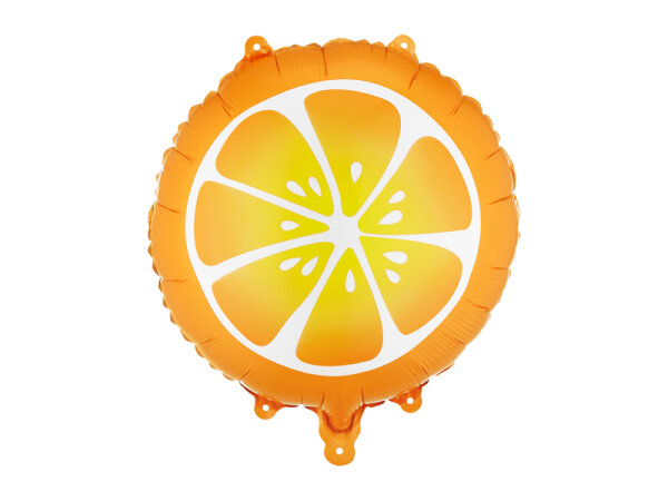 Folienballon Orangenscheibe