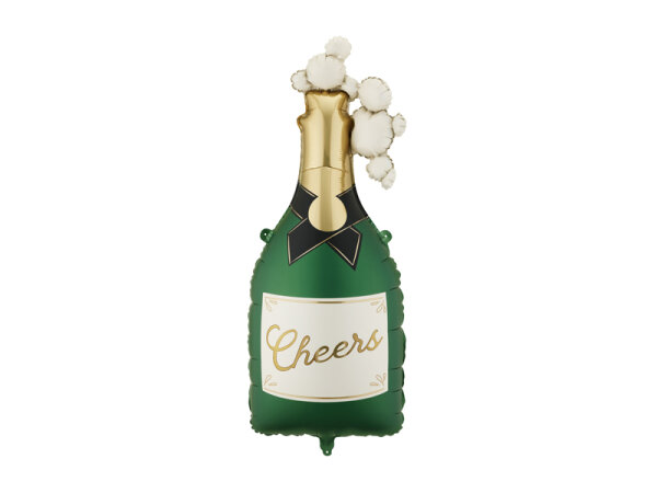 Folienballon Sektflasche