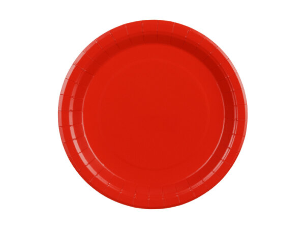Pappteller SC - Rot