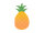 Servietten Ananas