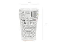 Pappbecher Konfetti - 220ml