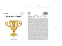 Folienballon Pokal No. 1