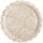 Pappteller Blumen - Apricot/Gol