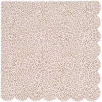 Servietten Bubbles - Mauvet/Gold