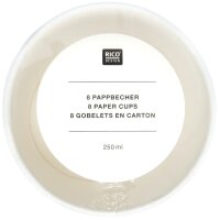 Pappbecher Bubbles - Mauve/Gold