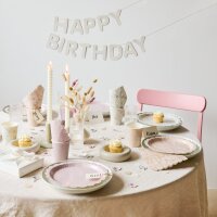 Pappbecher Bubbles - Mauve/Gold