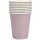 Pappbecher Bubbles - Mauve/Gold