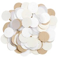 Konfetti Rund Natur FSC MIX