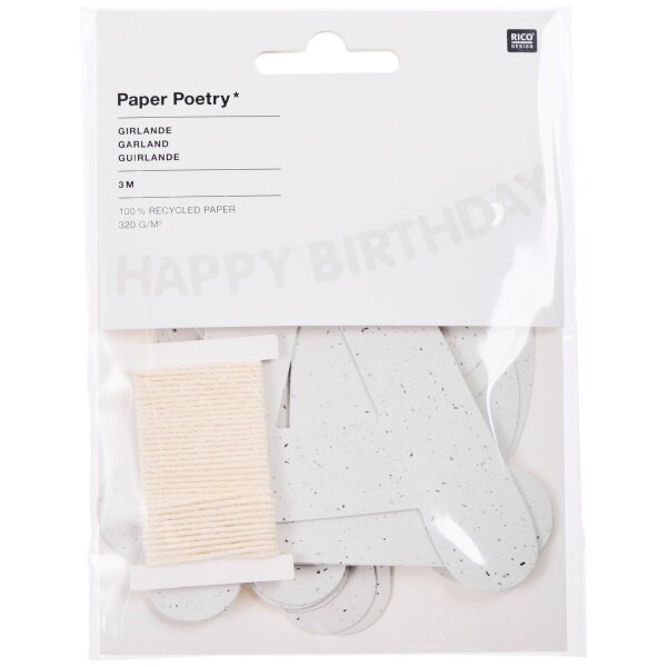 Bannergirlande HBD - Happy Birthday
