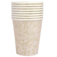 Pappbecher Bubbles - Apricot/Gold