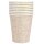 Pappbecher Bubbles - Apricot/Gold