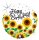 Folienballon HBD - Sonnenblumen