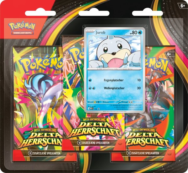 TC PKM Mega-Entwicklung - Delta Herrschaft - 3er Pack Blister