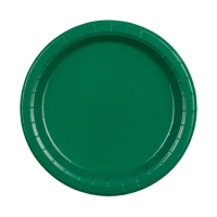 Pappteller - Solid Color - Dunkegrün