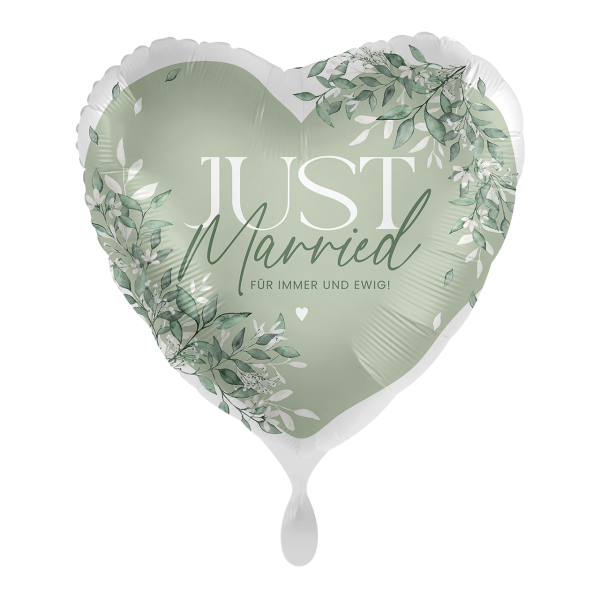 Folienballon Hochzeit - Yust Married - für immer und Ewig