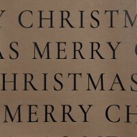 Geschenkpapier Merry Christmas Serifen