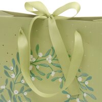 Geschenktüte L Advent Mistelkranz
