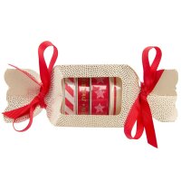 Geschenkband - Set - Advent Advent Rot 4 Rollen