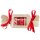 Geschenkband - Set - Advent Advent Rot 4 Rollen