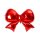 Folienballon Advent Schleife Rot