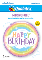 Folienballon HBD - Birthday Rainbow*