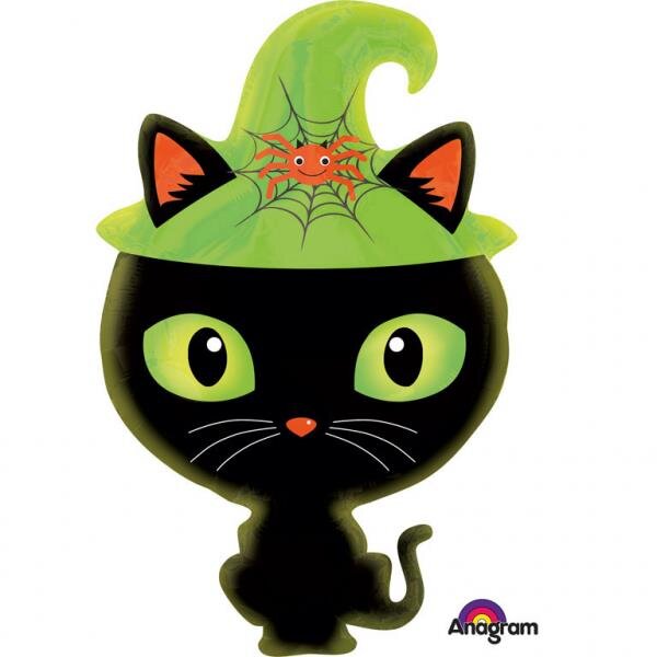 Folienballon Halloween - Black Cat