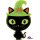 Folienballon Halloween - Black Cat