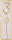 Wunderkerze Zahl 3 gold