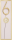 Wunderkerze Zahl 6 gold