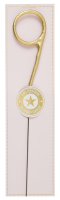 Wunderkerze Zahl 9 gold