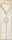 Wunderkerze Herz gold