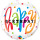 Folienballon HBD - Birthday Dots