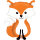 Folienballon Woodland Fox - Fuchs