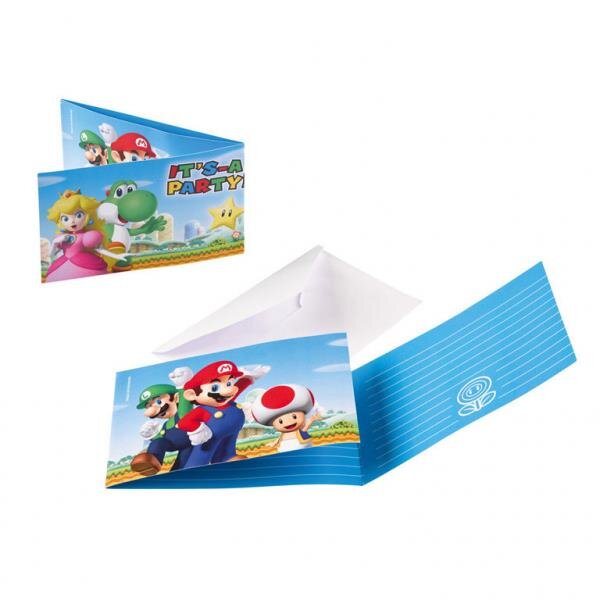 Einladungskarten Super Mario