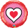 Folienballon Only Hearts