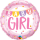 Folienballon Baby - Girl Banner & Dots