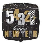 Folienballon HNY - 54321 Happy New Year