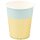 Pappbecher Konfetti blau