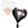 Folienballon Wedding Couple Hearts - Hochzeit