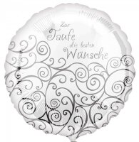 Folienballon Taufe - Die besten Wünsche