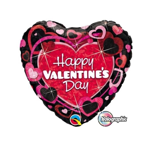 Folienballon Shimmering Hearts*