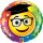 Folienballon Graduation Smiley*