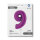 Folienballon Zahl 9 violett